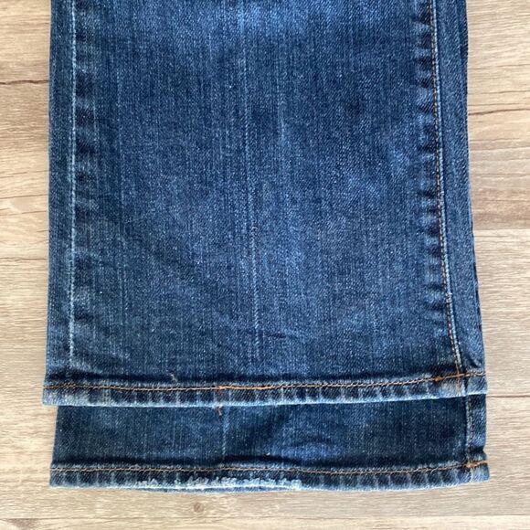 7 For All Mankind Bootcut Mid-Rise Structured Denim Jeans Blue 28 - Picture 10 of 12